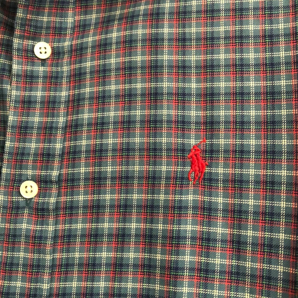 Men’s Ralph Lauren button down plaid shirt - Picture 3 of 4